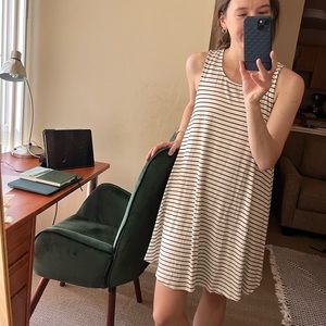 American Eagle Striped Swing Dress